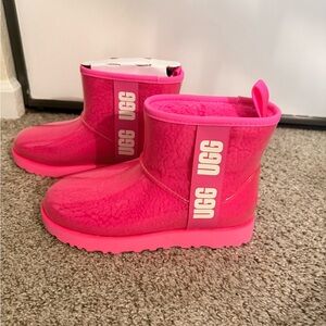 UGG Vibrant Pink Ankle Boots